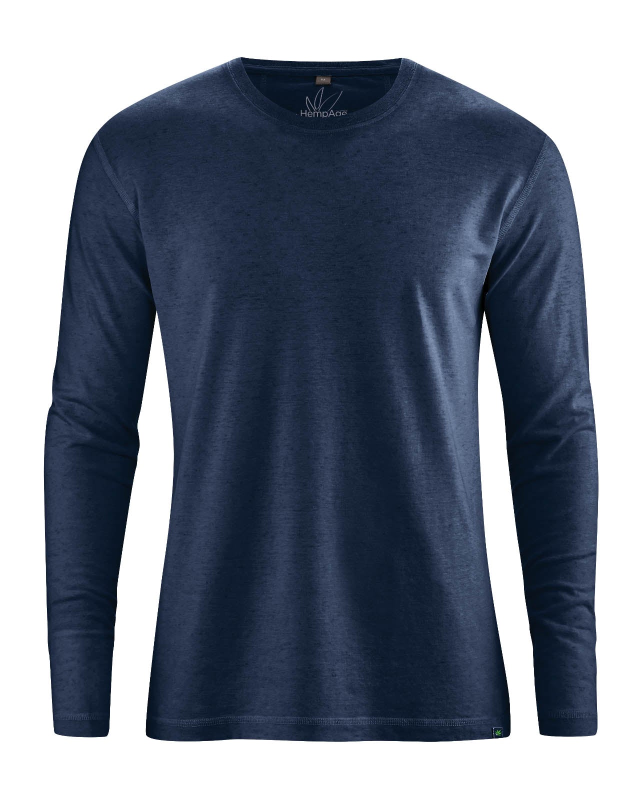 Hempage Herren Basic Shirt Hanf Bio Baumwolle