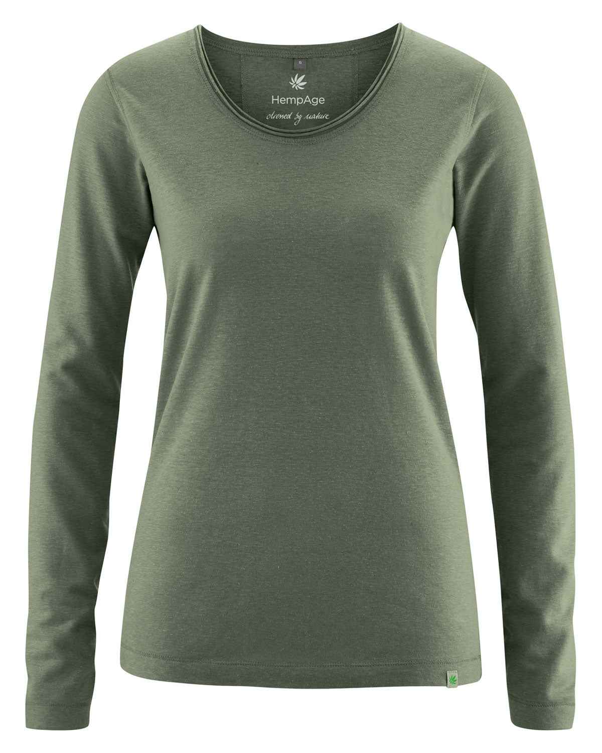 Hempage Longsleeve Hanf Bio Baumwolle