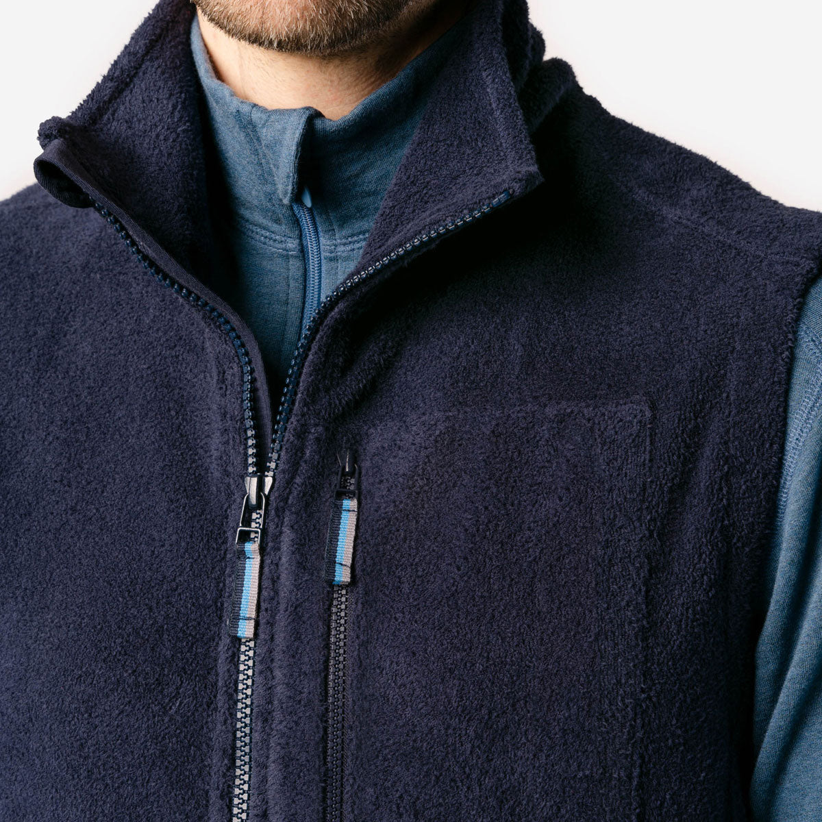 Herren Fleece-Weste Bio-Baumwolle