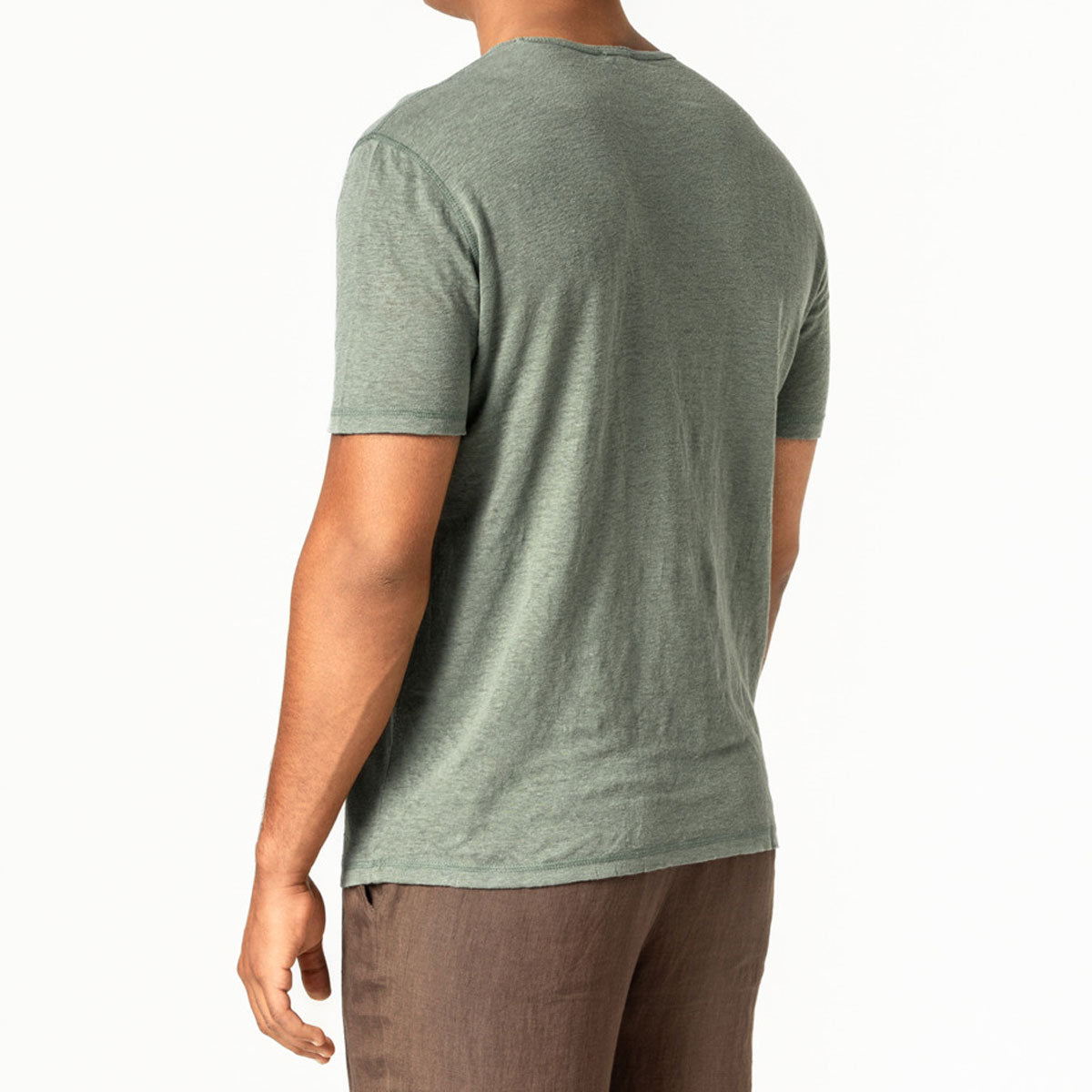 Herren Leinen T-Shirt