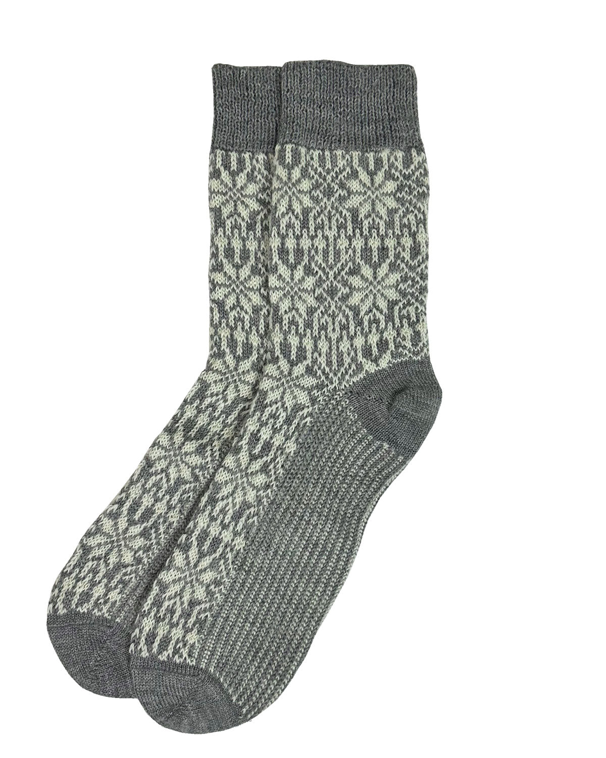 Hirsch Natur Erwachsene Norweger Sternenmuster Socke kbT Wolle