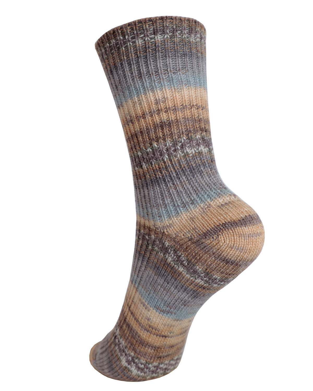 Hirsch Natur Baby Kind Grobstricksocke gemutert kbT Wolle