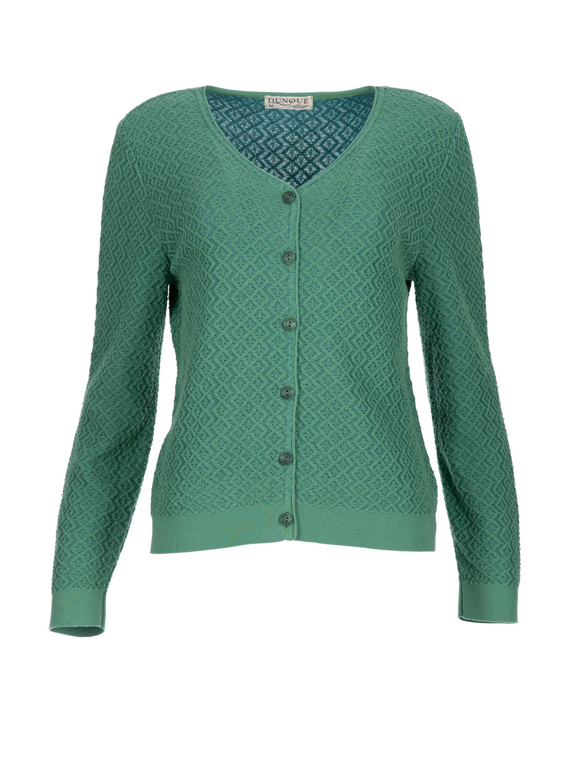 Dunque Damenjacke – Ajour-Struktur in Häkeloptik Bio Baumwolle