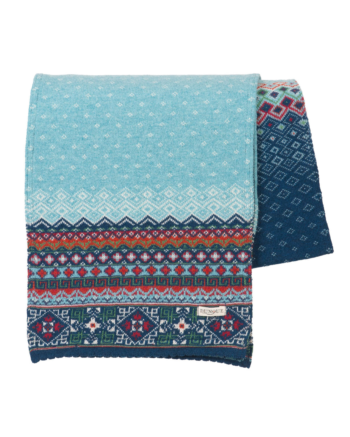 Dunque Jacquard-Schal Wolle Bio Baumwolle
