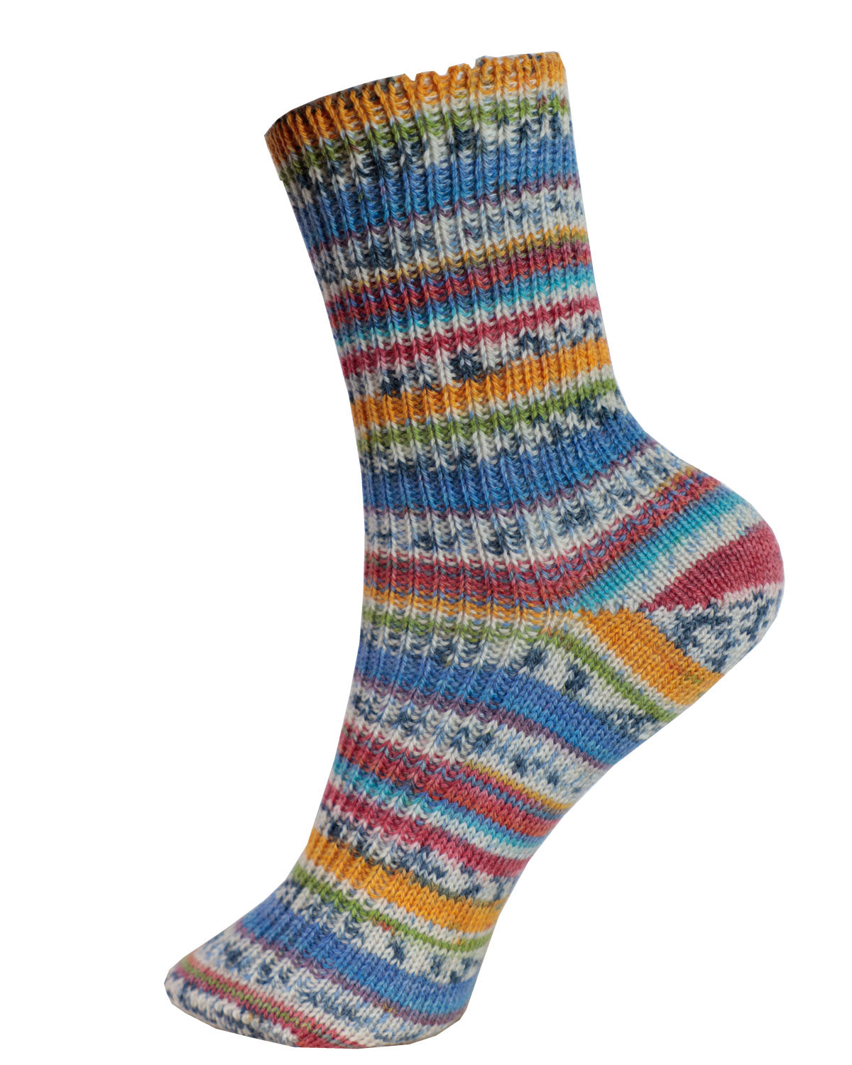 Grödo Kinder Schurwollsocken, wie handgestrickt