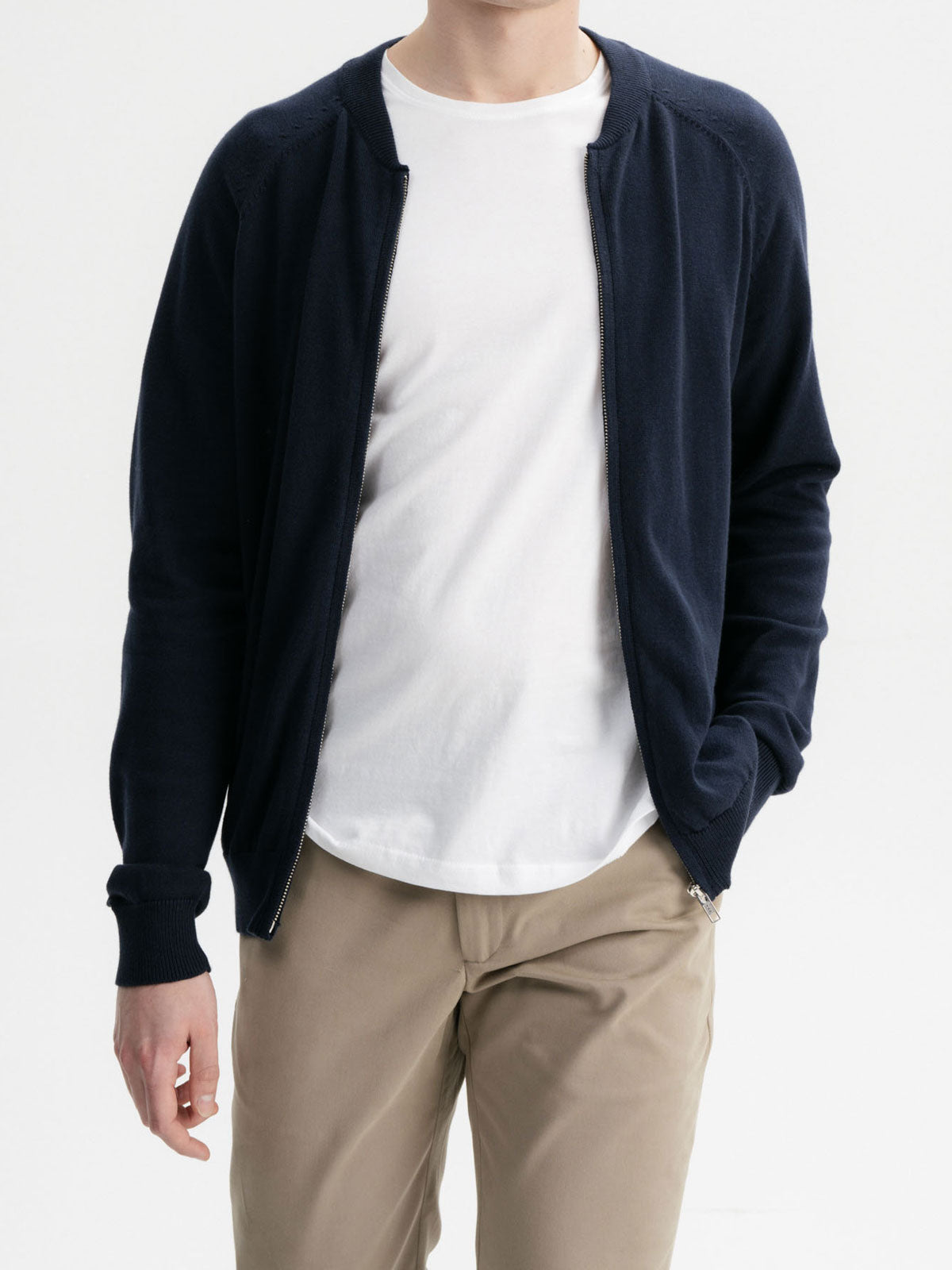 Mela Herren Strick Jacke Bio Baumwolle