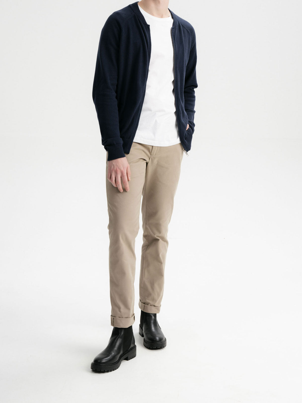 Mela Herren Strick Jacke Bio Baumwolle