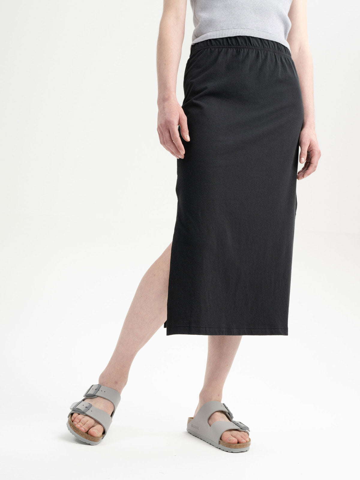 Mela Damen Bio Baumwolle Midi Rock