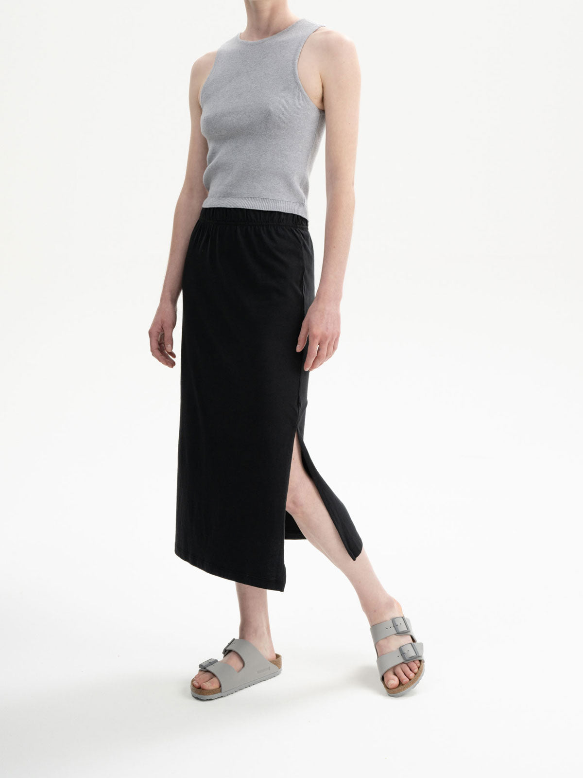 Mela Damen Bio Baumwolle Midi Rock