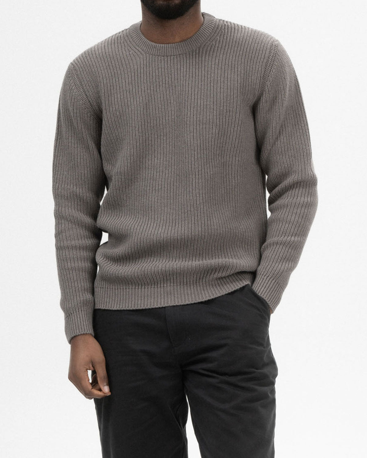 Mela Herren Bio Baumwolle Rundhals Strickpullover Vegan