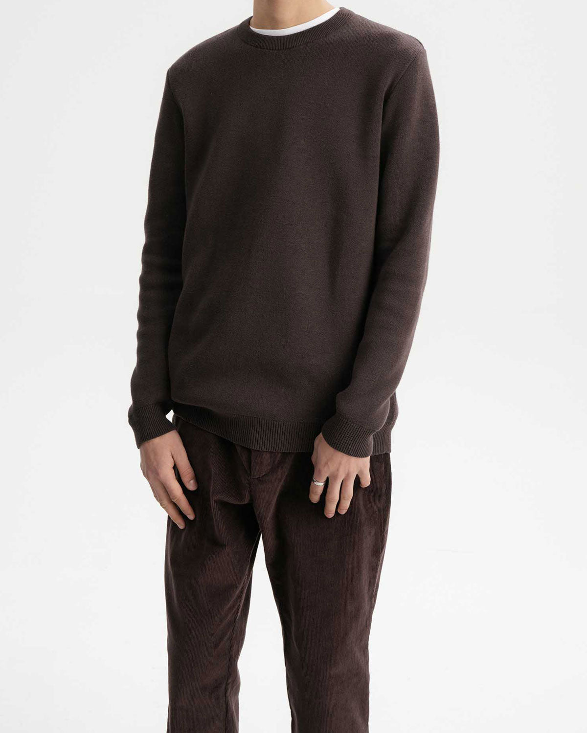 Mela Herren Jacquard Strickpullover Bio Baumwolle