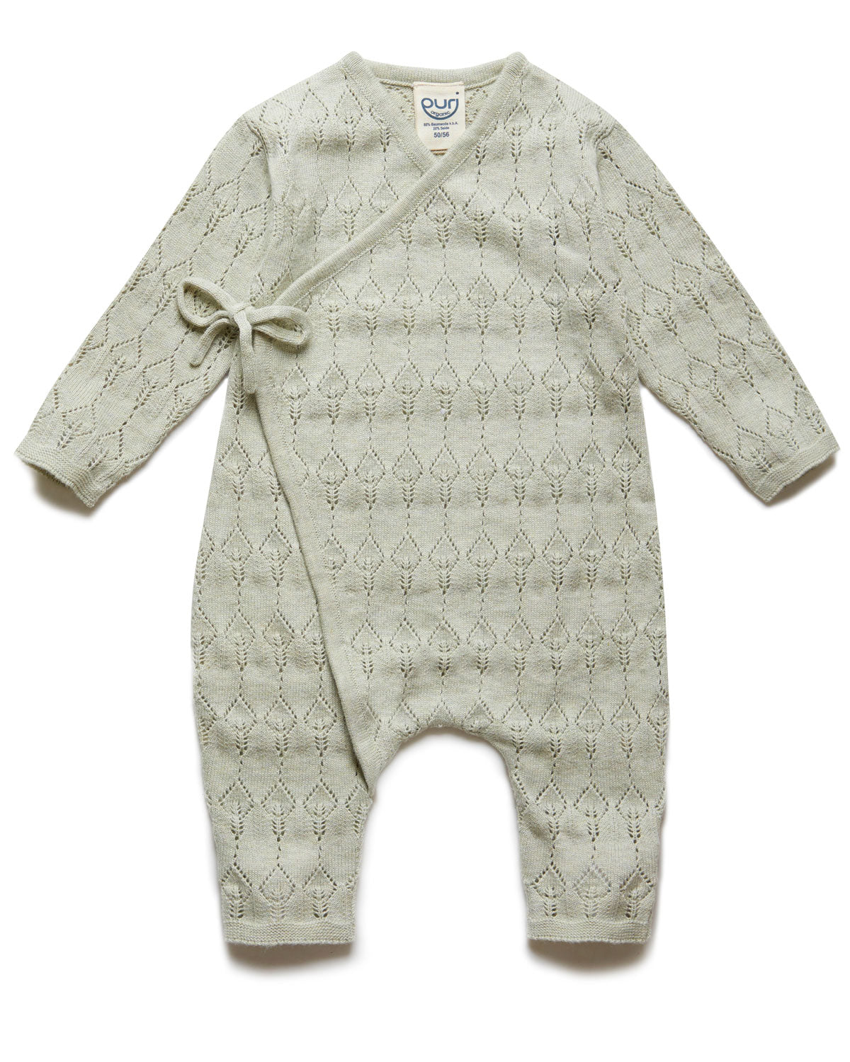 Puri Baby Spielanzug Ajour lange Beine Bio Baumwolle Seide