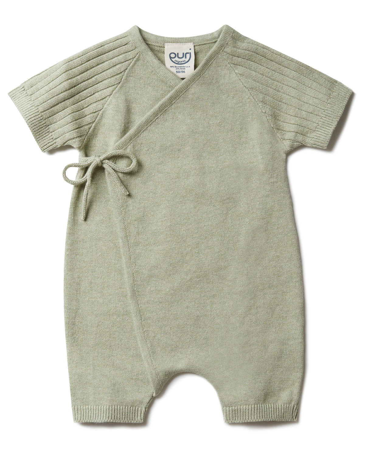 Puri Baby Overall kurze Beine Bio Baumwolle Seide