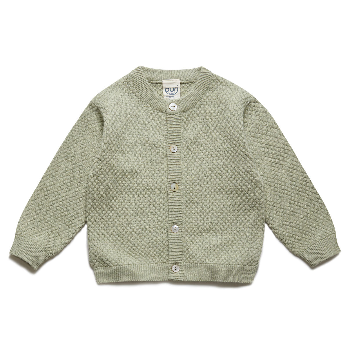 Puri Organic Baby Cardigan Popcorn Bio Baumwolle Seide