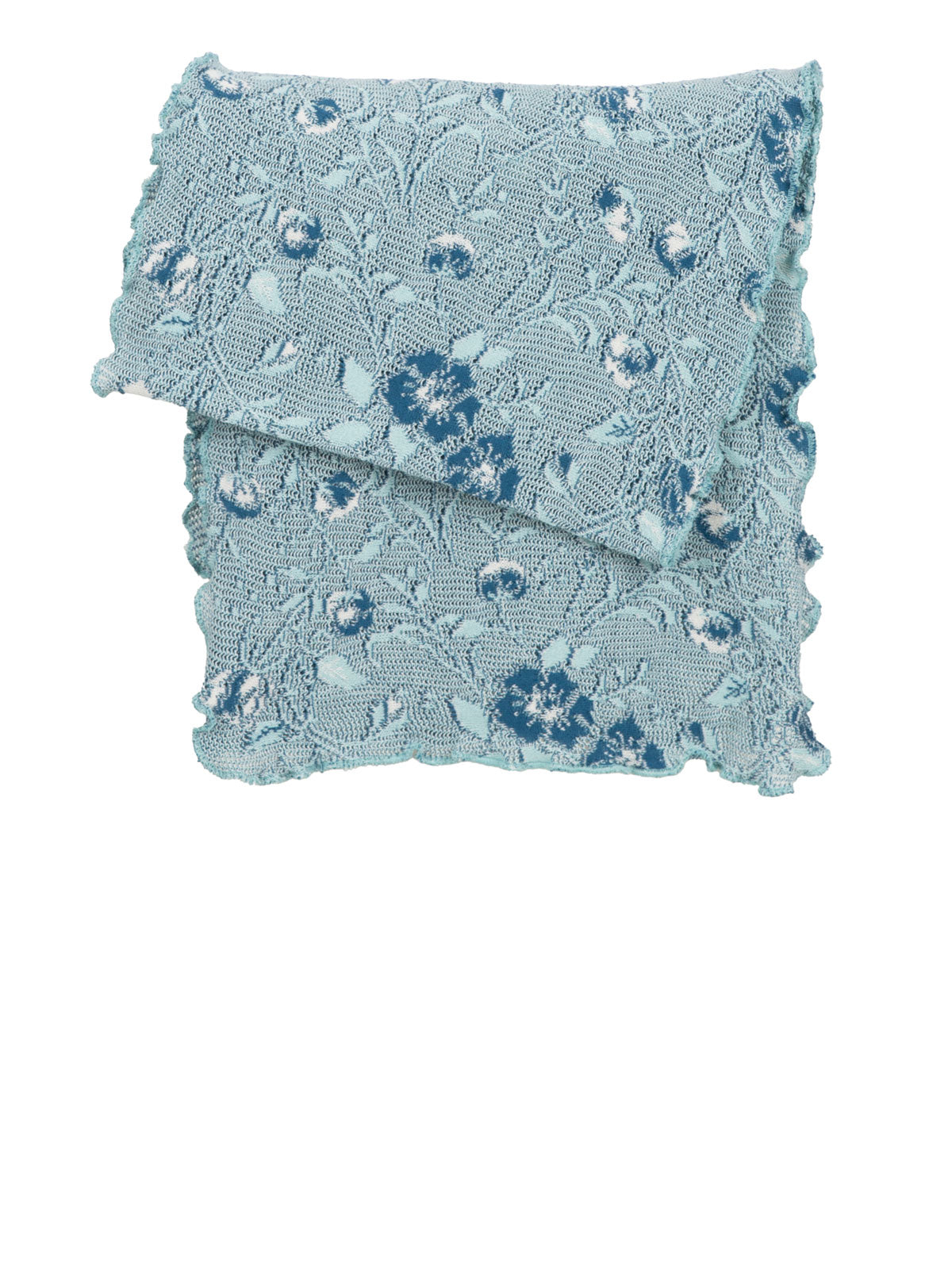 Dunque Jacquard-Schal Ajour Bio Baumwolle