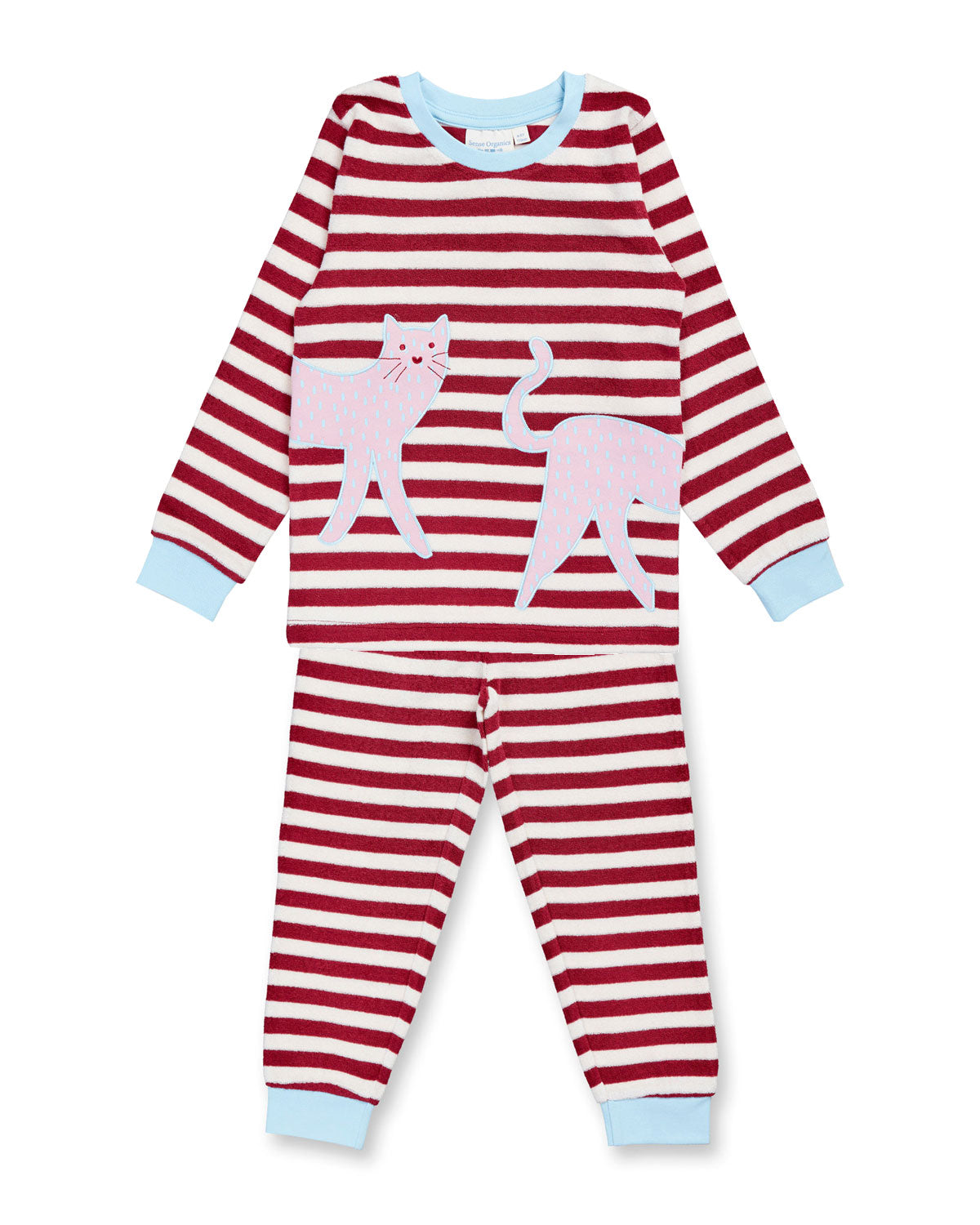 Sense Organics Frottee Kinder Pyjama Schlafanzug Bio Baumwolle