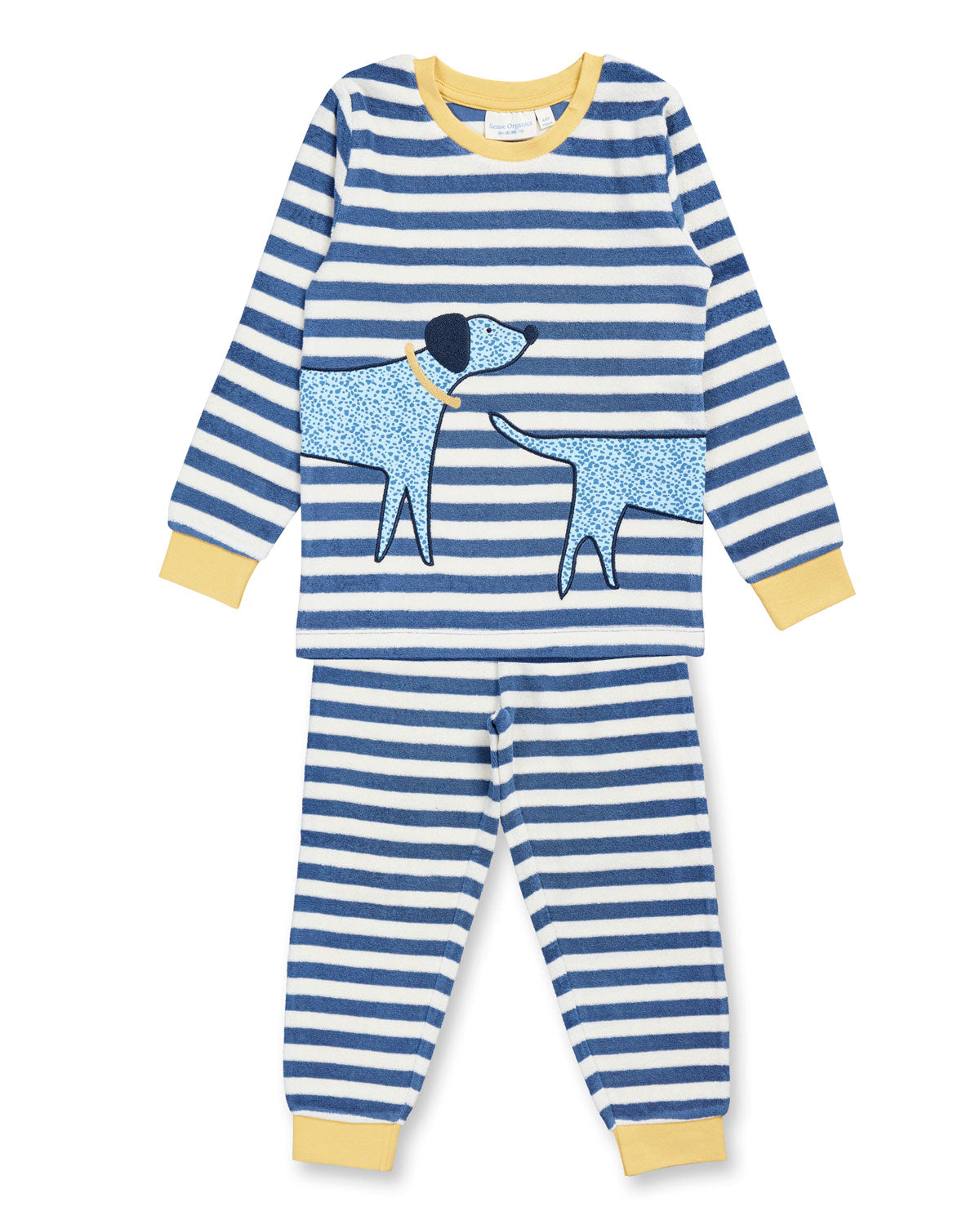 Sense Organics Frottee Kinder Pyjama Schlafanzug Bio Baumwolle