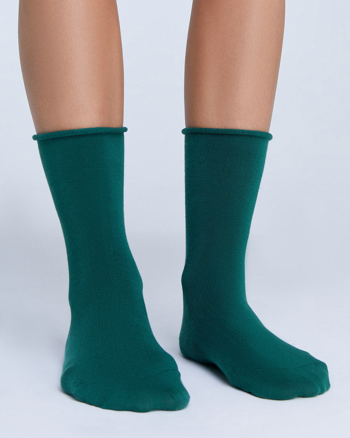 Unisex Socken mit Rollrand Bio Baumwolle Elasthan