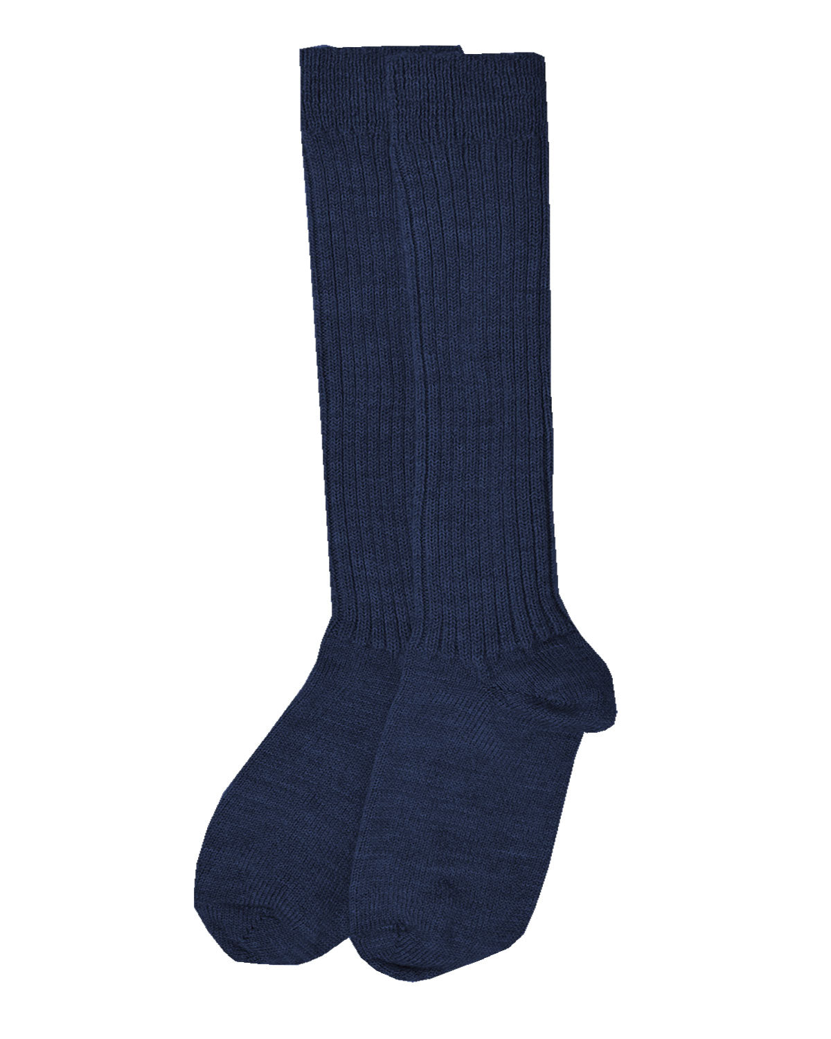 Hoch geschnittene Stiefelsocken mitteldick kbT Schurwolle