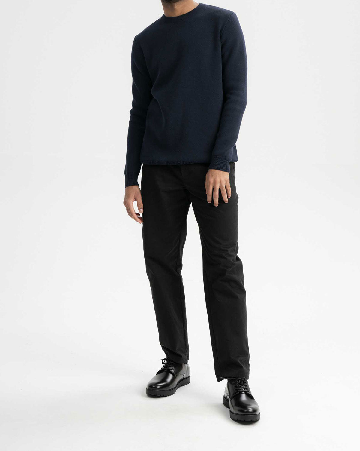 Mela Herren Jacquard Strickpullover Bio Baumwolle