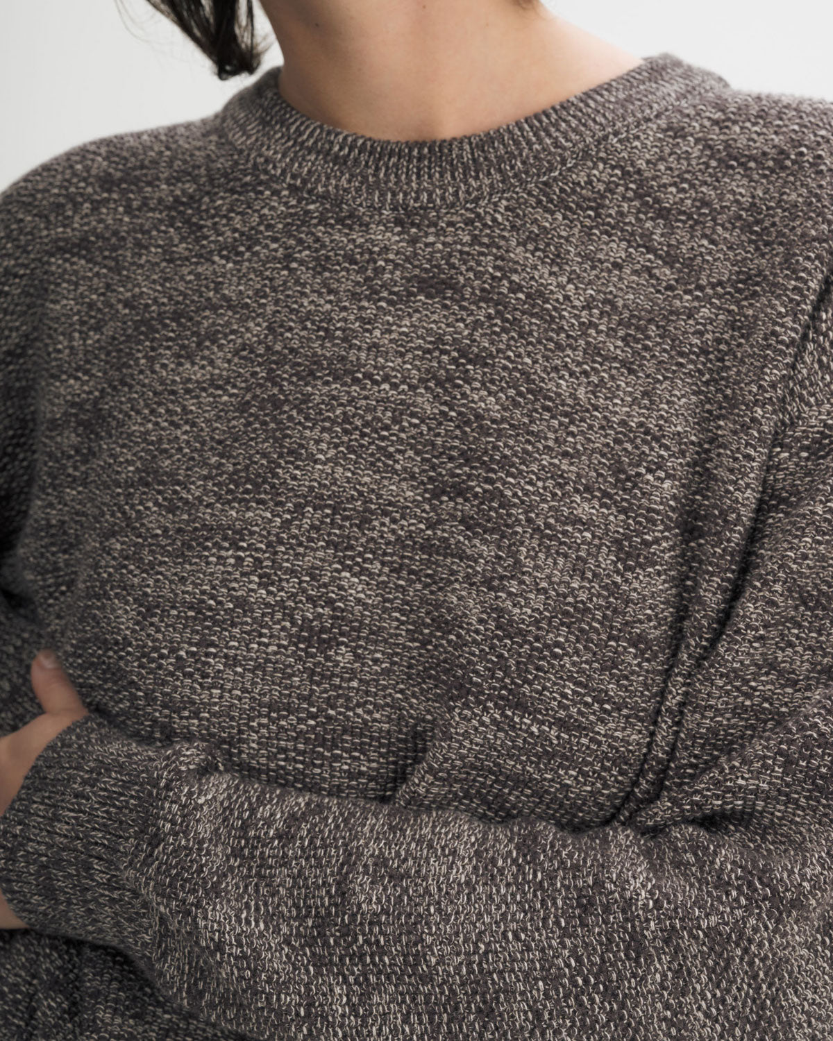 Mela Damen Bio Baumwolle Struktur Strick Pullover