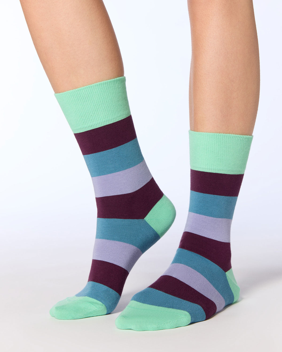 Albero Natur Socken Blockringel Bio Baumwolle Elasthan