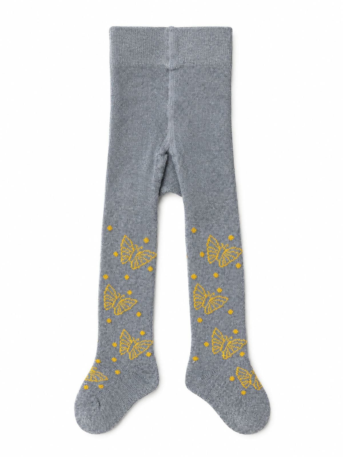 Baby-Strumpfhose Schmetterlingsmotiv Bio Baumwolle Elasthan