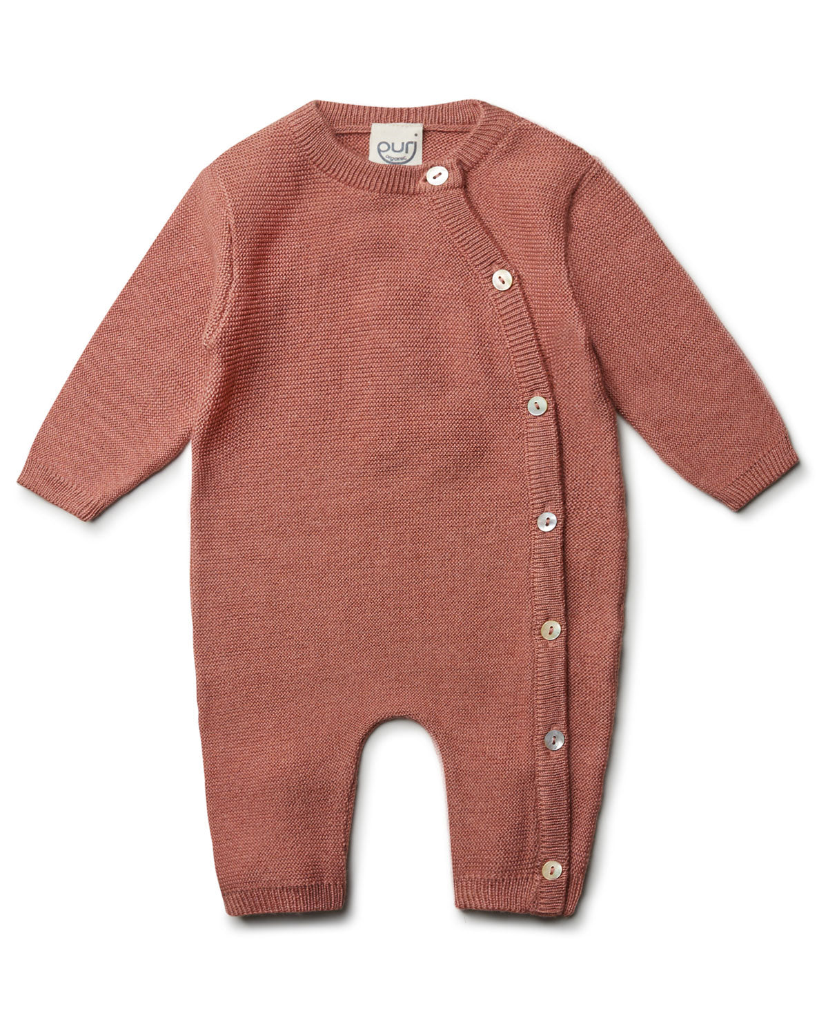 Puri Organic Baby Overall Krausstrick Merino Wolle Seide