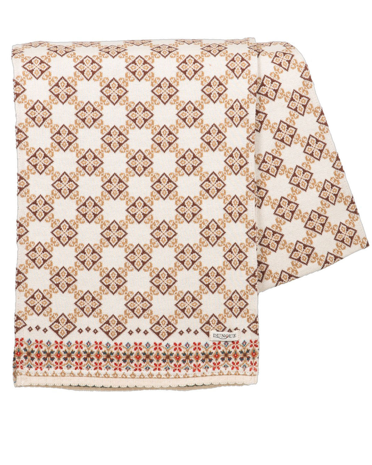 Dunque Jacquard-Schal reine Bio Baumwolle