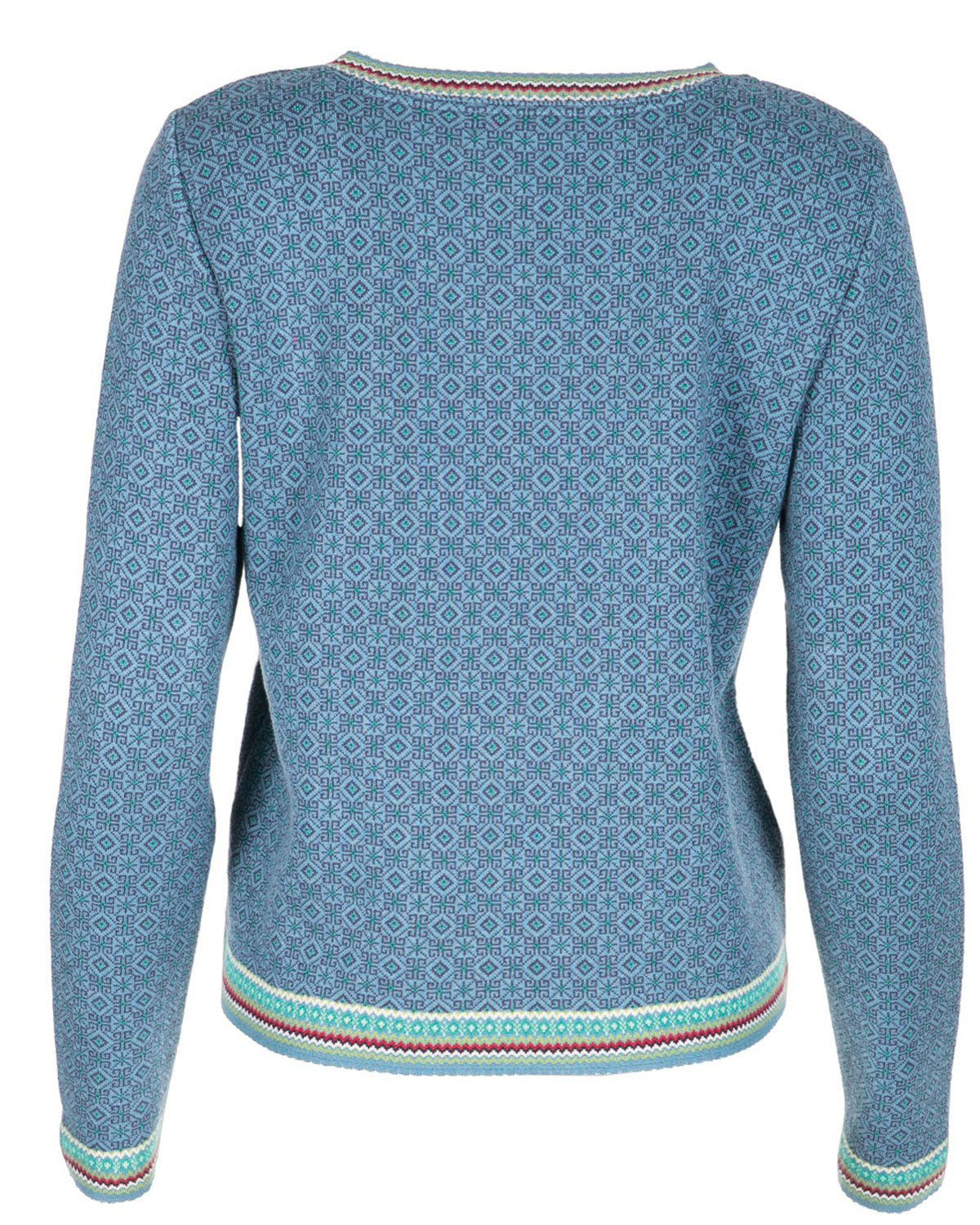 Dunque Jacquard Strickjacke 2 Wege RV Bio Baumwolle