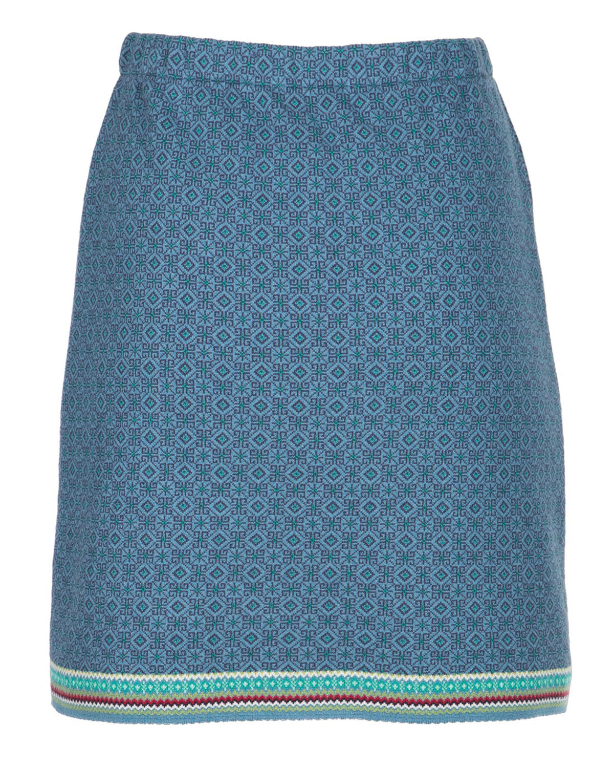 Dunque Damen Jacquard Rock Reine Baumwolle Bio