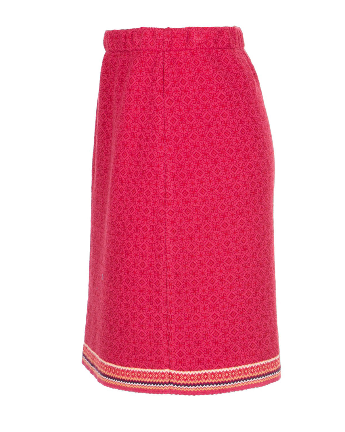 Dunque Damen Jacquard Rock Reine Baumwolle Bio