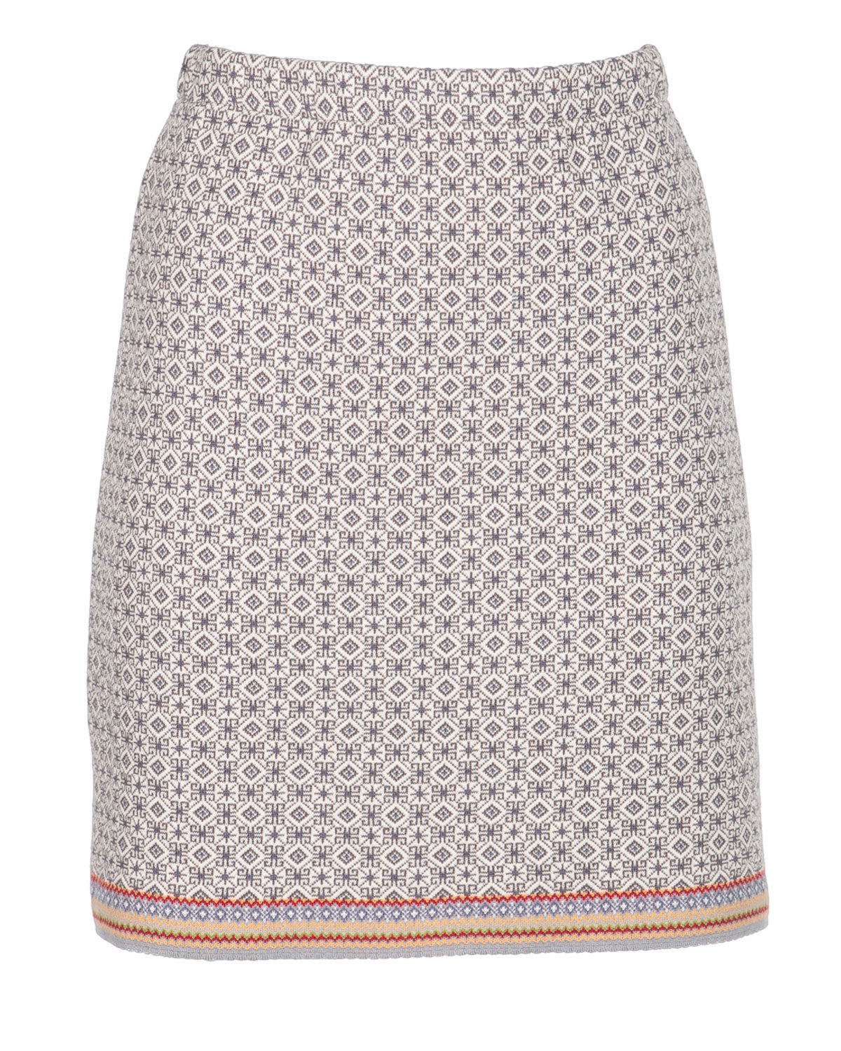 Dunque Damen Jacquard Rock Reine Baumwolle Bio