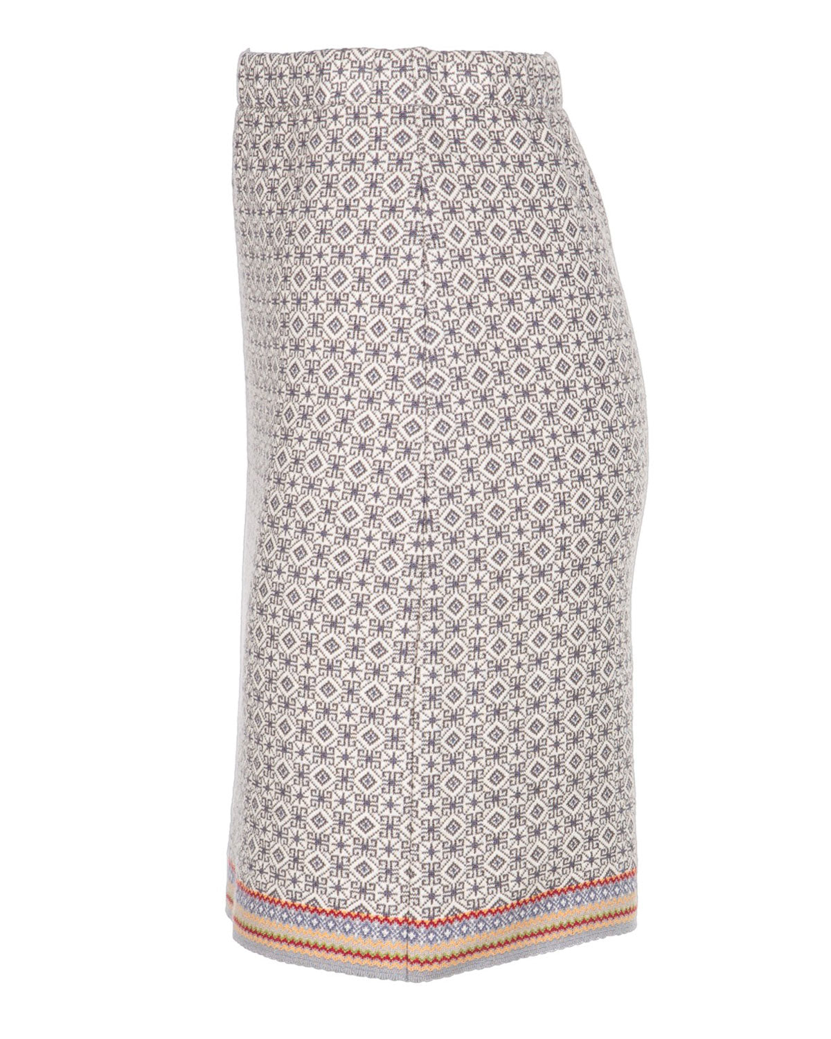 Dunque Damen Jacquard Rock Reine Baumwolle Bio
