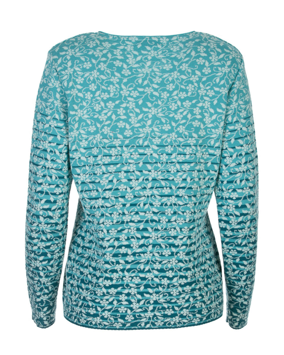 Dunque Damen Jacquard-Jacke Baumwolle Bio