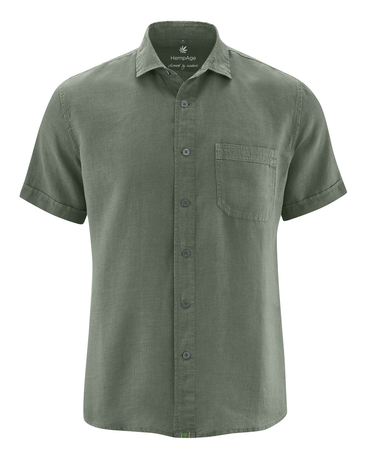 Hempage Herren Hanf short sleeved shirt