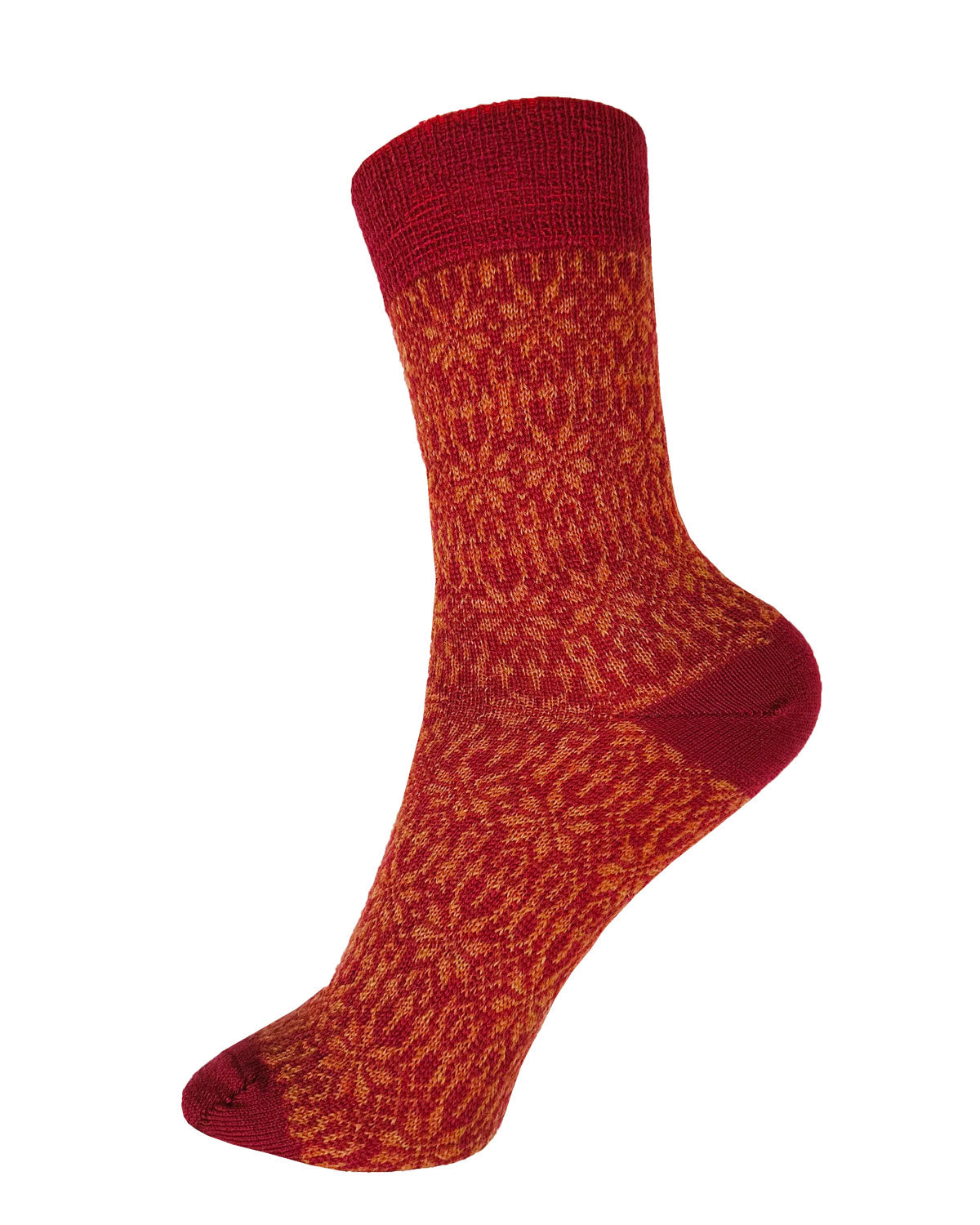 Hirsch Natur Baby Kind Norweger Feinstricksocke kbT Wolle