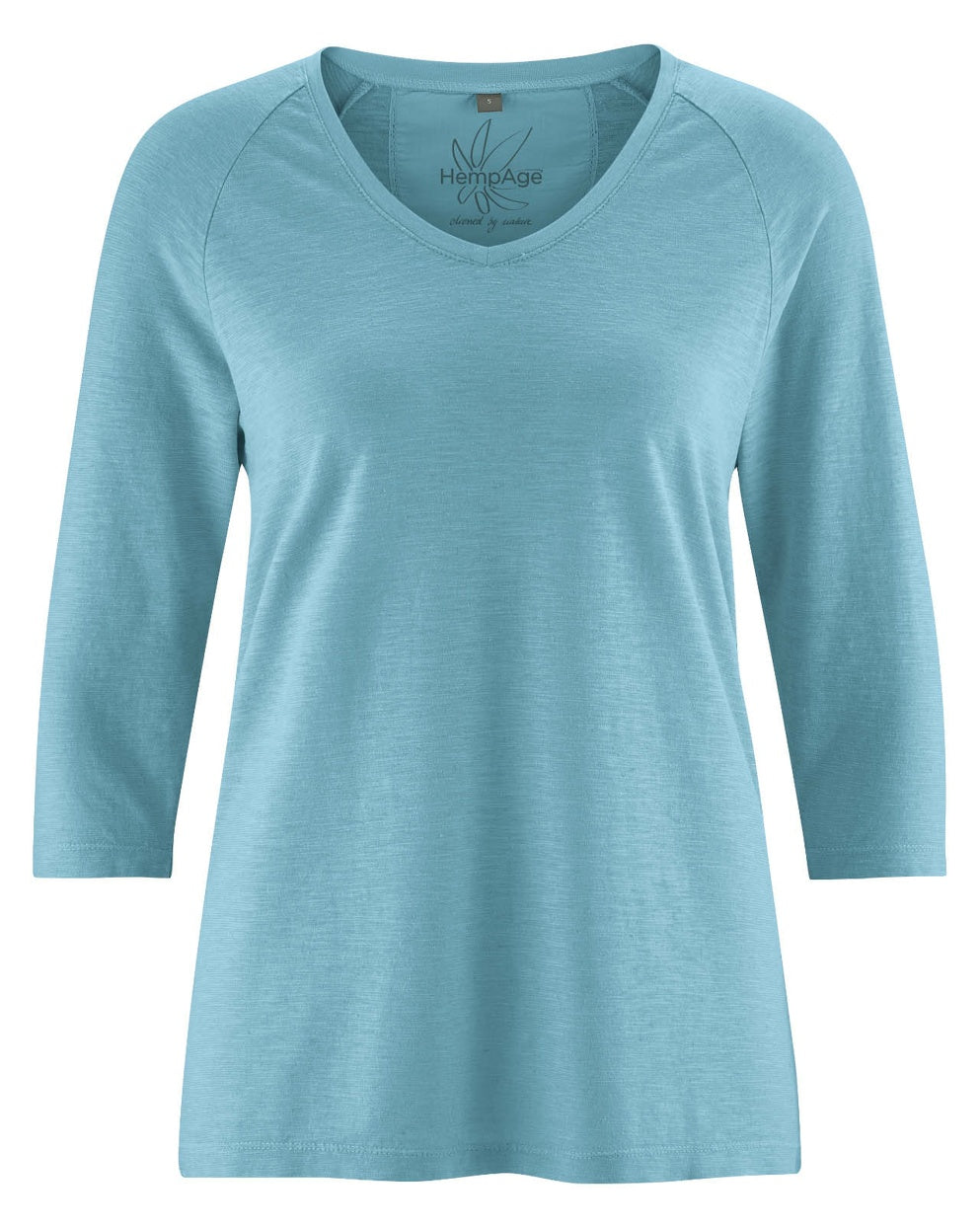 Hempage Damen Raglan T-Shirt Hanf Bio Baumwolle