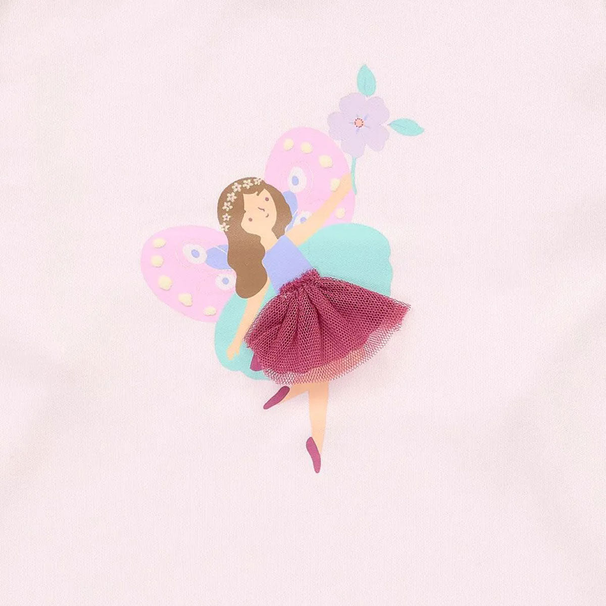 Kinder Schlafanzug mit Fairy Motiv Bio Baumwolle