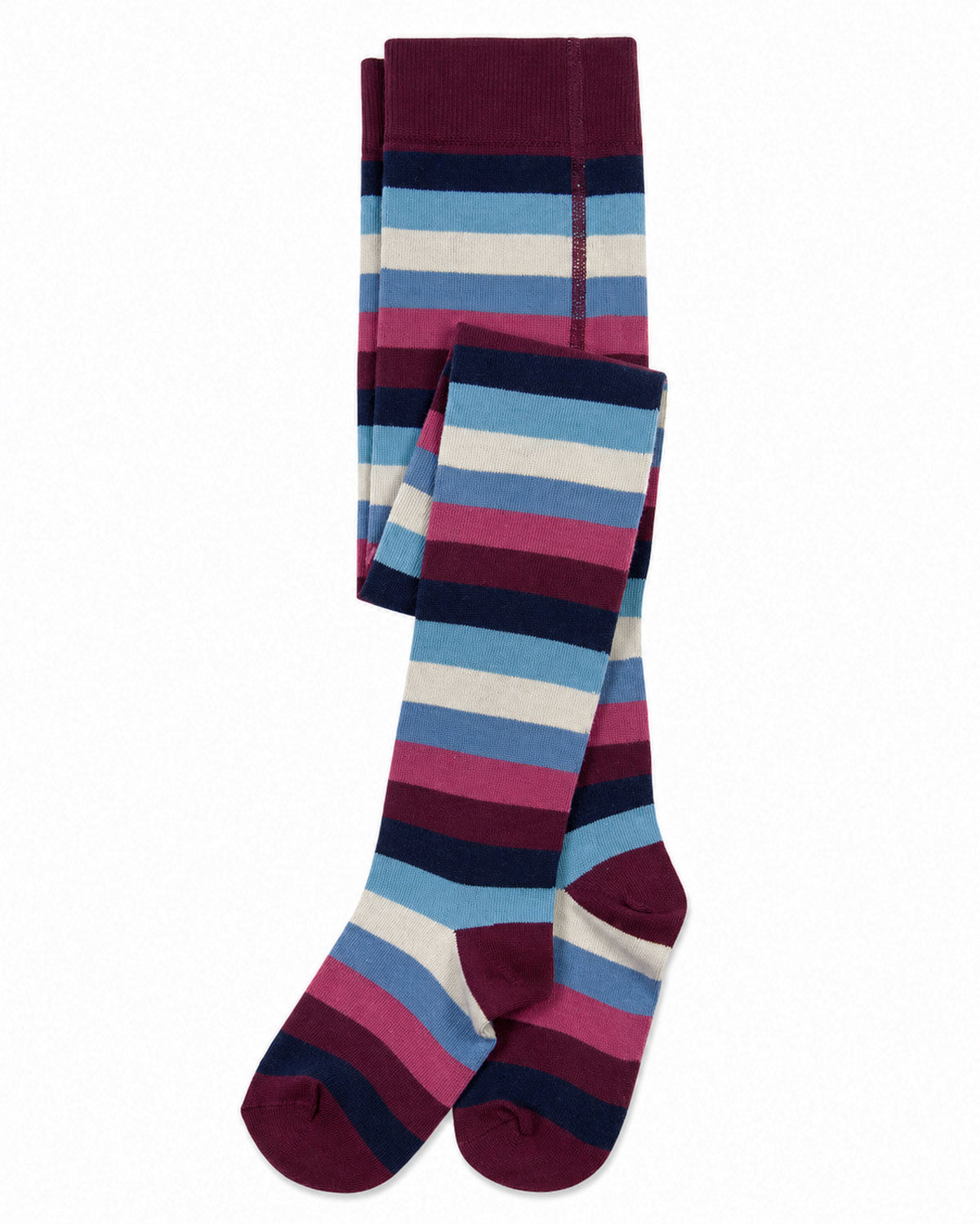 Kinder Strumpfhose Blockringel Bio Baumwolle Elasthan