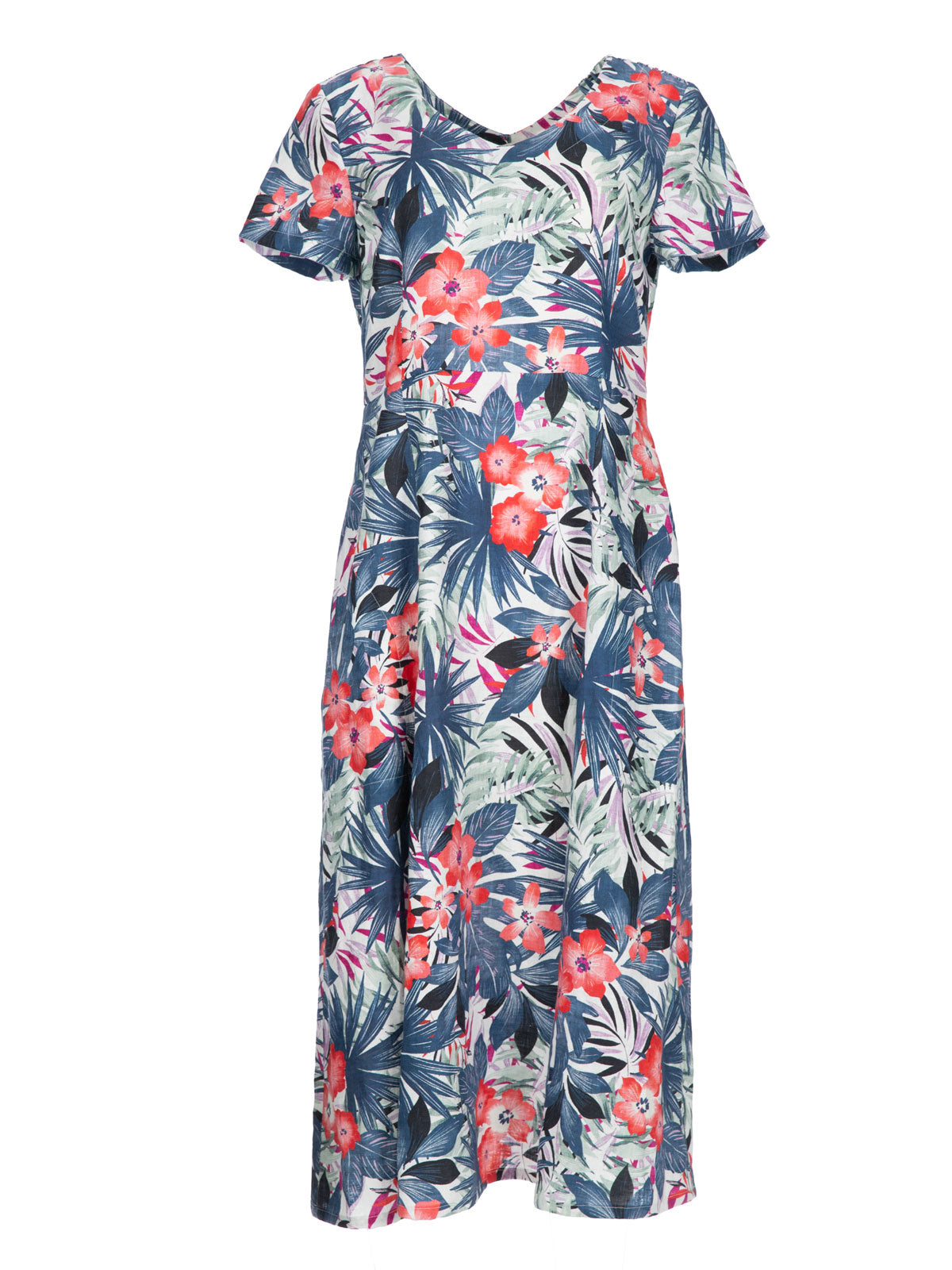 Naturalmente Schweikardt Moden  Leinenkleid mit femininem Schnitt