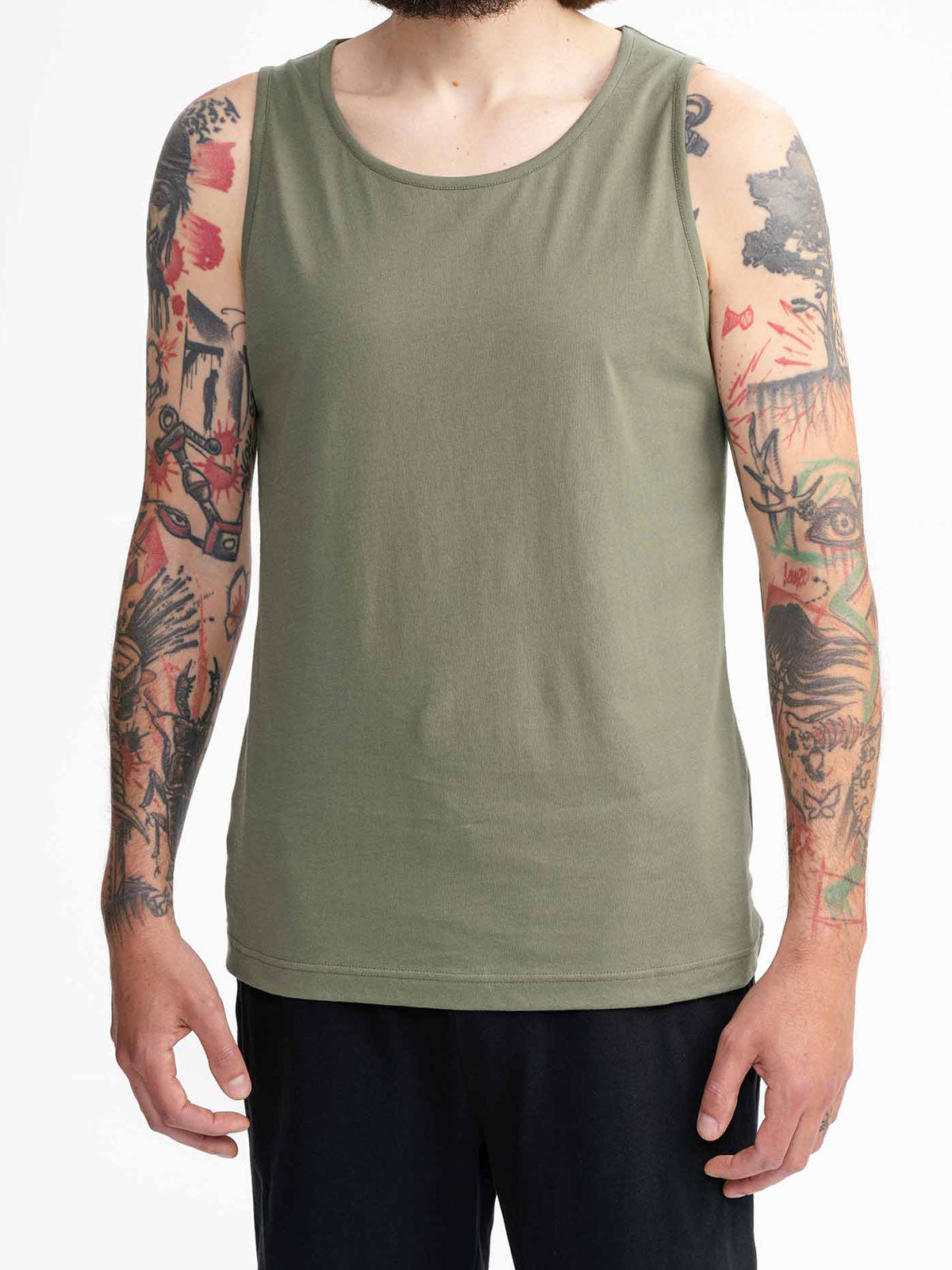 Mela Herren Tank Top Ärmellos Bio Baumwolle