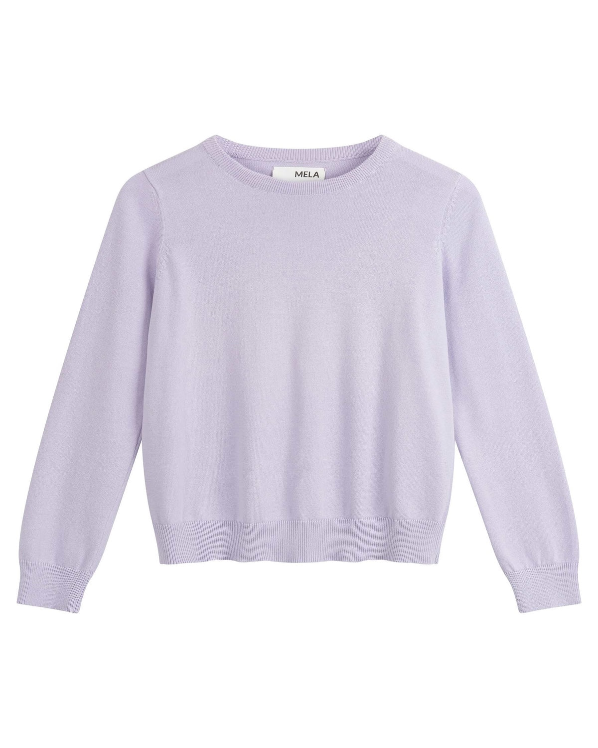 Mela Damen Leichter Feinstrick Pullover Bio Baumwolle