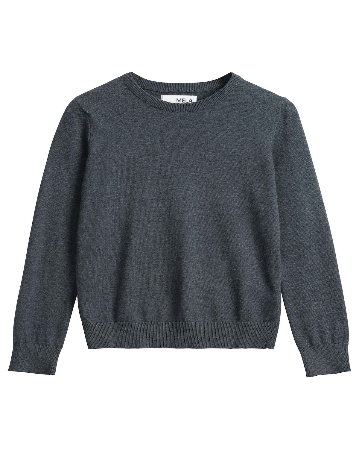 Mela Damen Leichter Feinstrick Pullover Bio Baumwolle