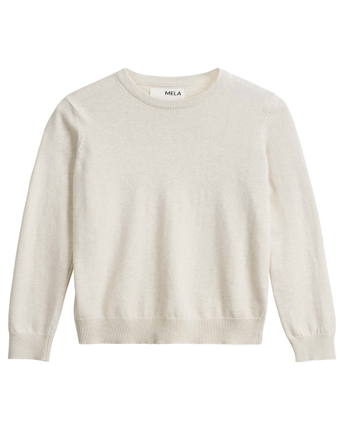 Mela Damen Leichter Feinstrick Pullover Bio Baumwolle