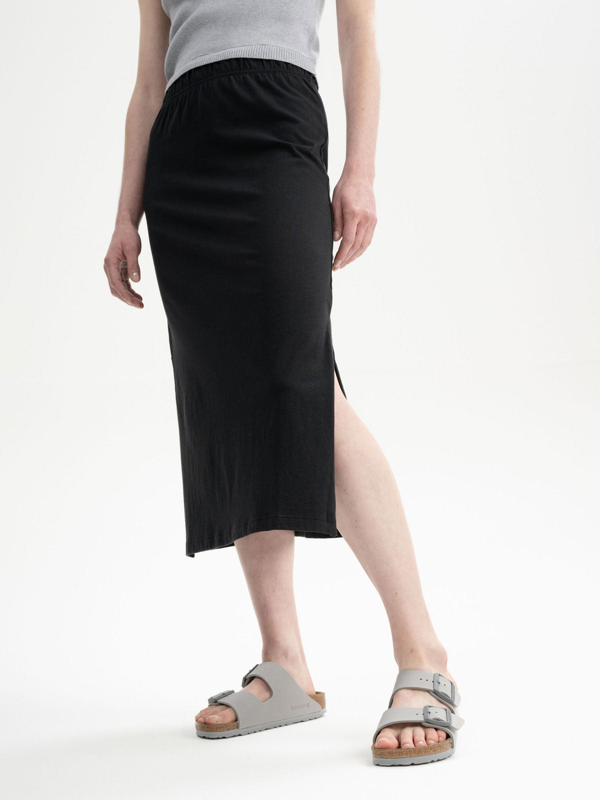 Mela Damen Bio Baumwolle Midi Rock