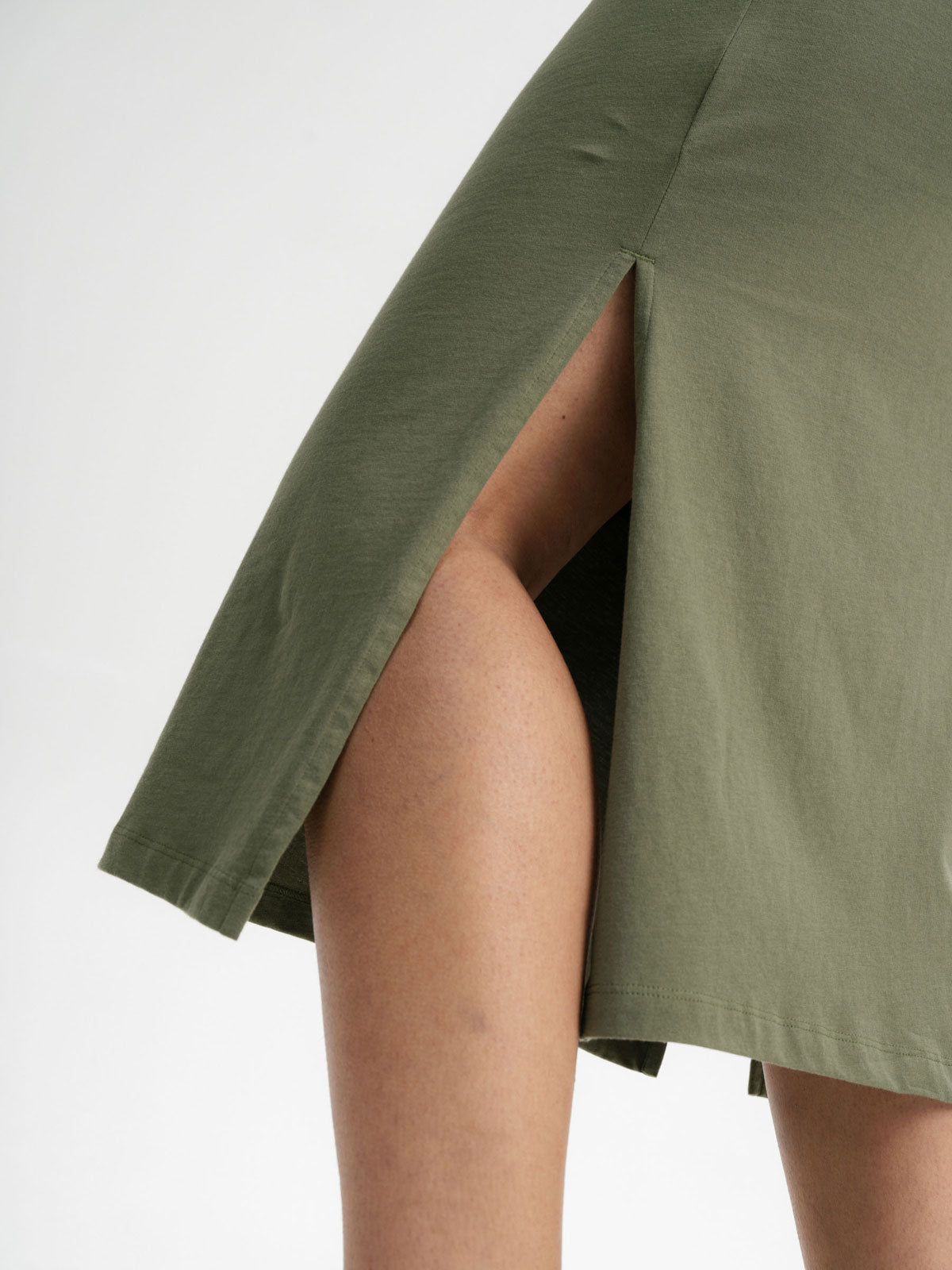 Mela Damen Bio Baumwolle Midi Rock