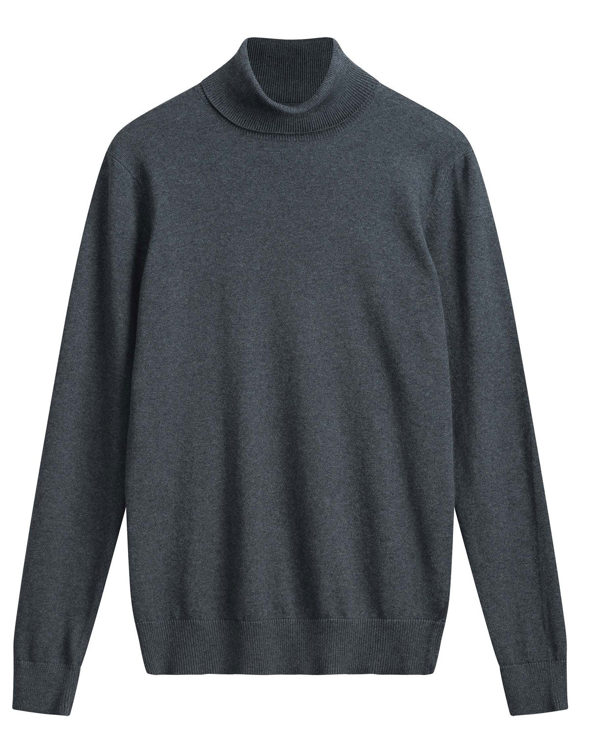 Mela Herren Feinstrick Rollkragenpullover Bio Baumwolle