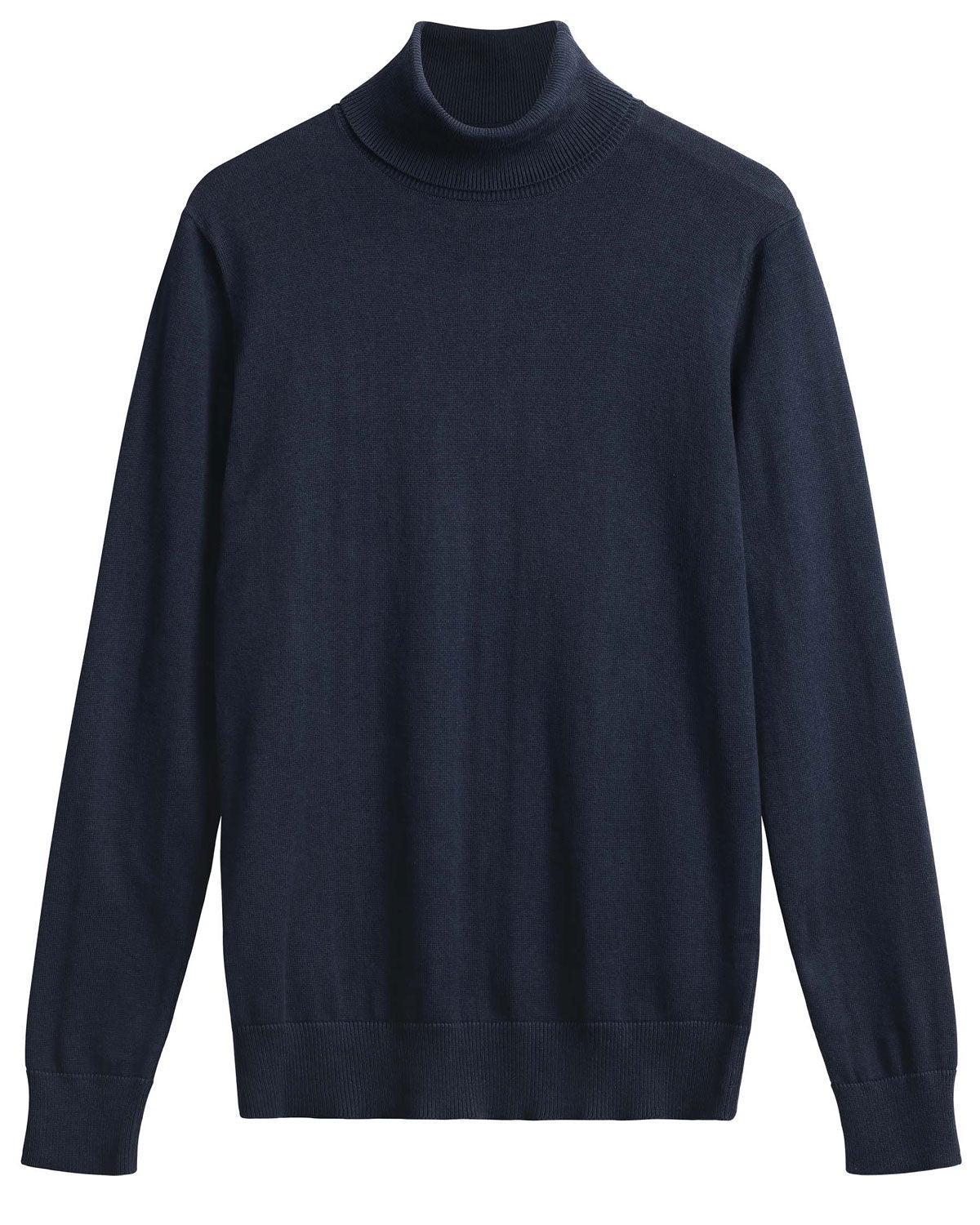 Mela Herren Feinstrick Rollkragenpullover Bio Baumwolle