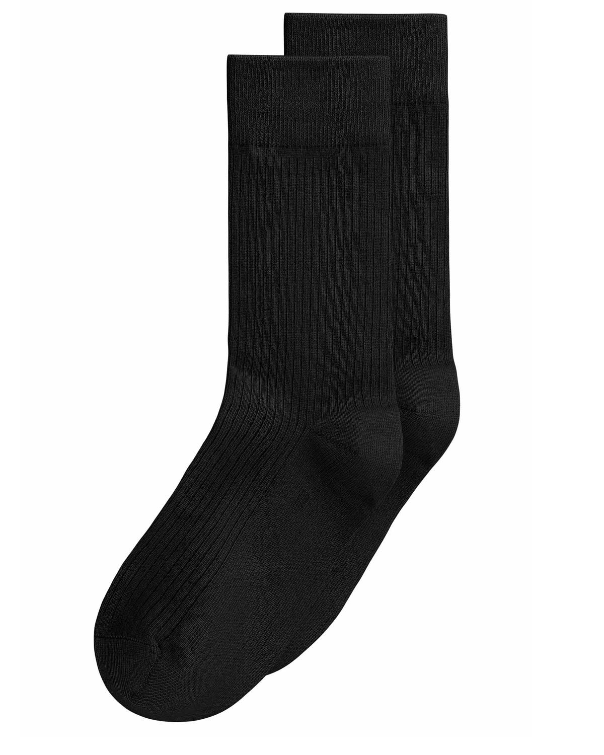 Rundstrick‑Socken Bio Baumwolle Elasthan 2er‑Pack